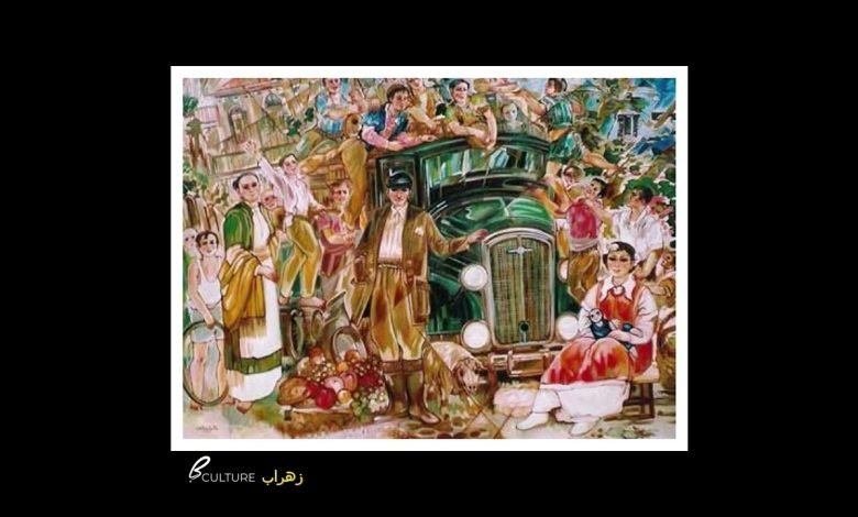 من أعمال الفنان التشكيلي الخالد زهراب - بيروت كالتشر 2025