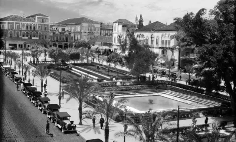 حديقة ساحة الشهداء في بيروت أواخر العشرينيات - بيروت كالتشر