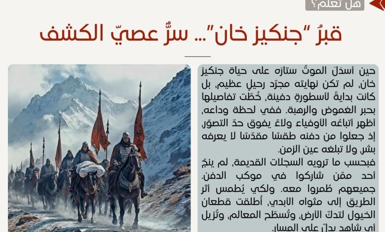 قبر جنكيز خان - أسرار تاريخية - بيروت كالتشر
