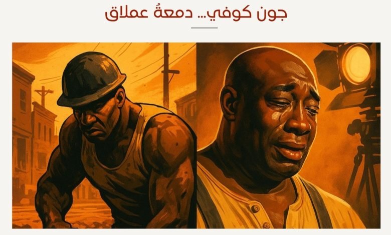 مشهد من فيلم الميل الأخضر يظهر الشخصية المؤثرة جون كوفي - بيروت كالتشر