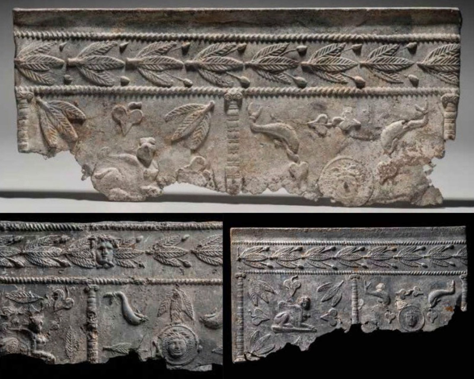 قطع توابيت من الرصاص ترتبط بمدينة صور عثر عليها في كتالوجات المبيعات الصادرة عن دار Arte primitivo