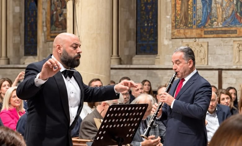 بسام شليطا يقود أوركسترا Orchestra Giovani Armonie